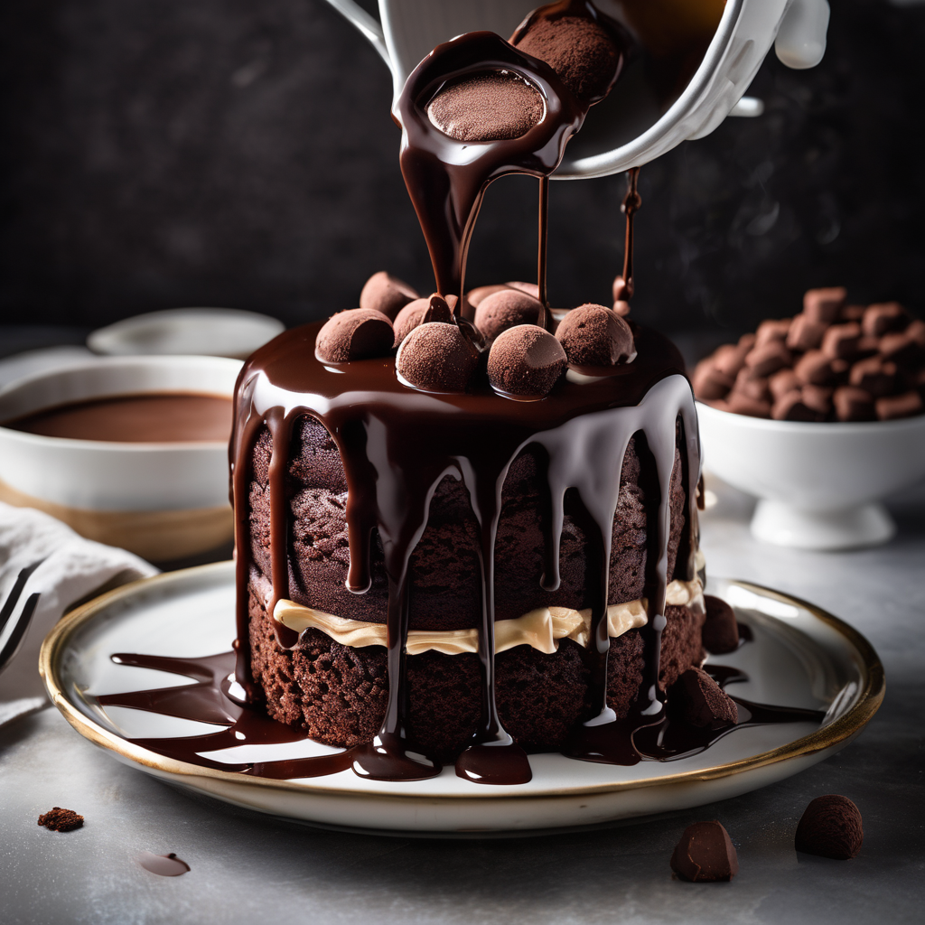 Волшебная кулинария: как я приготовила шоколадную Эскимо торт! крупным планом