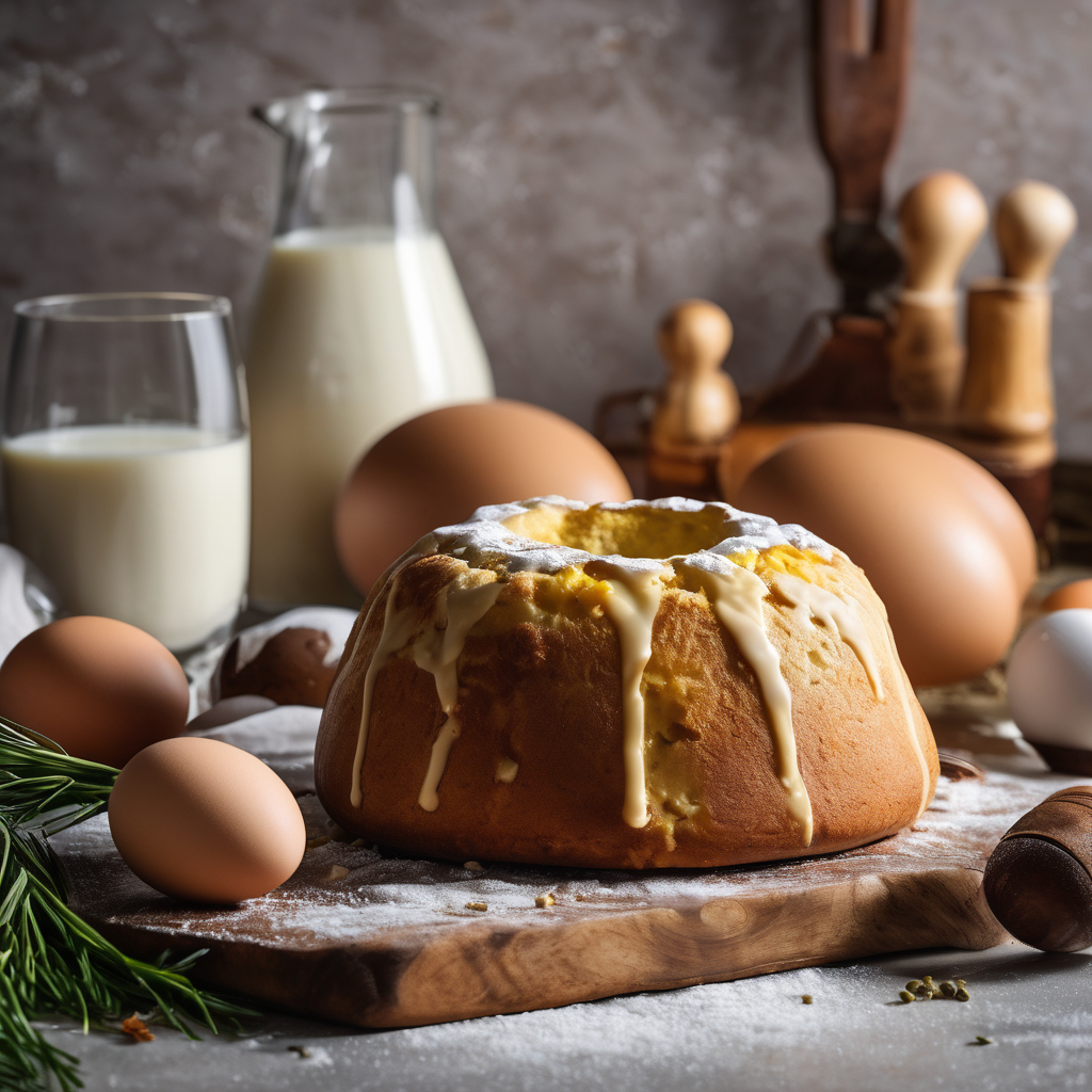 Процесс приготовления: Волшебные куличи, которые не черствеют и радуют вкусом!
