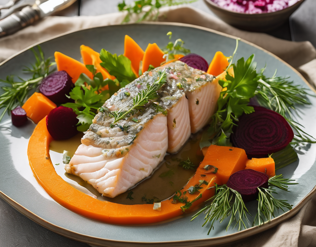 Гефилте-фиш: Погружаемся в еврейскую кухню с ароматом рыбы и овощей - готовое блюдо