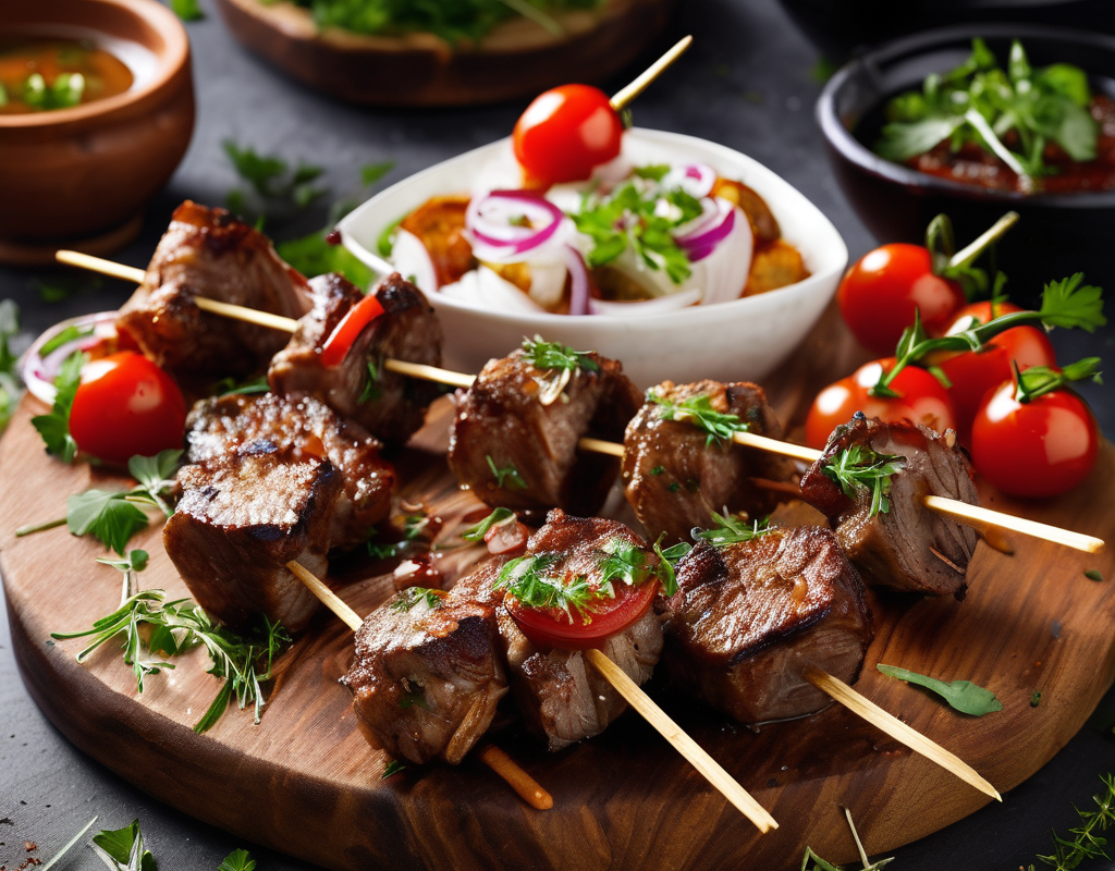 Шашлык из бараньего окорока: секреты, которые взорвут ваши вкусовые рецепторы! - готовое блюдо